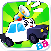 Toddler car games - car Sounds Puzzle and Coloring-SocialPeta