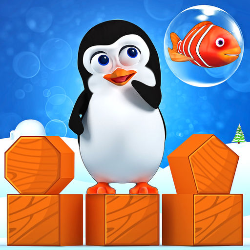 Brain Shapes - Feed Penguins-SocialPeta