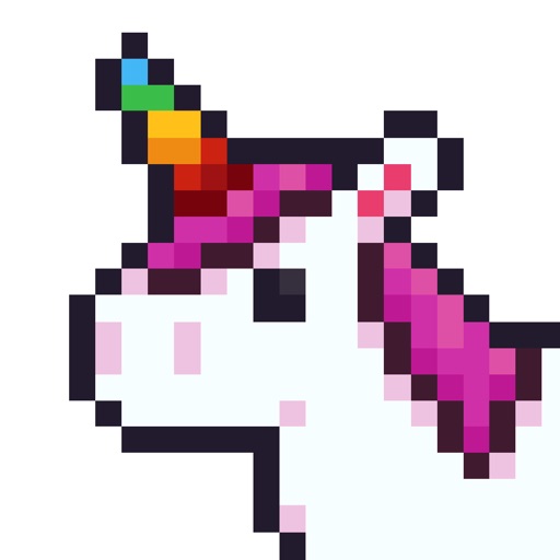 UNICORN: Pixel Art by Numbers-SocialPeta