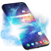 Stardust Live Wallpaper Animated Keyboard-SocialPeta