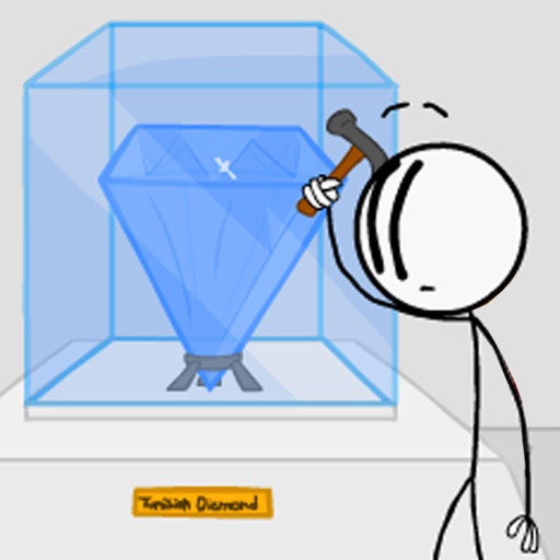 Stealing The Diamond -Stickman-SocialPeta