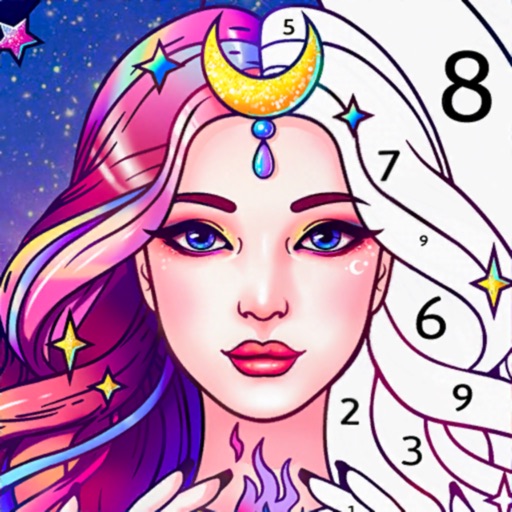 Coloren - Color by Number-SocialPeta