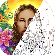 Bible Coloring - Paint by Number, Free Bible Games-SocialPeta