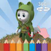 Add The Color: 3D Coloring Book-SocialPeta