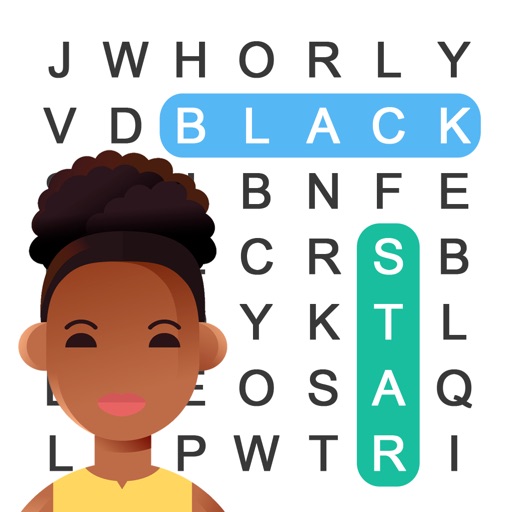 Black Star Word Search-SocialPeta