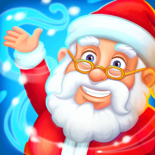 Neujahrsfarm Weihnachtsmanns-SocialPeta