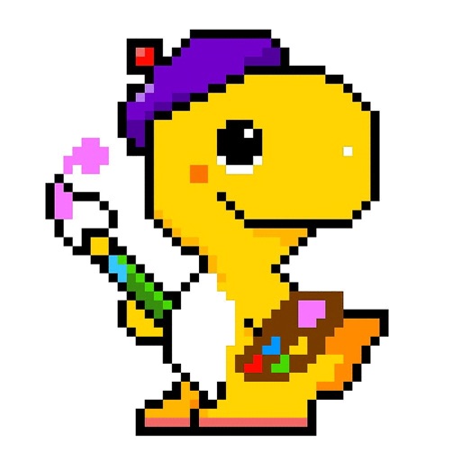 Dino Fun - Pixel Coloring Book-SocialPeta