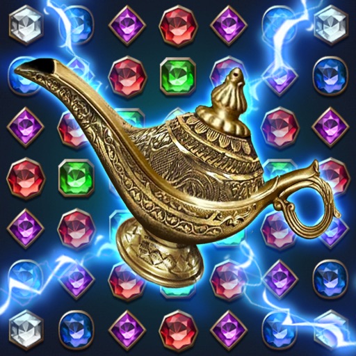 Jewels Magic Lamp-SocialPeta