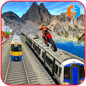 Crazy Train Mania: Real Bike Stunts Master 2018-SocialPeta
