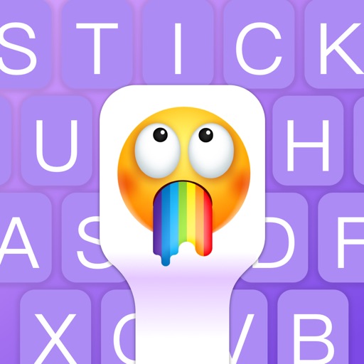 Colorful Stickers & Keyboard-SocialPeta