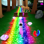 Unicorn Dash: Jungle Run 3D HD-SocialPeta