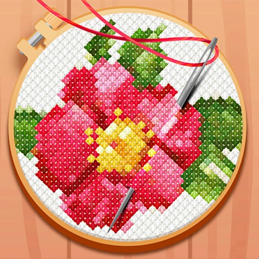 CROSS-STITCH: COLORING BOOK-SocialPeta