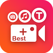 Video maker with music and text on video-SocialPeta